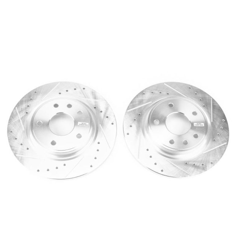 Picture of Power Stop 17-19 Chrysler Pacifica Rear Evolution Drilled & Slotted Rotors - Pair