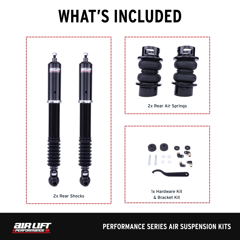 Picture of Air Lift ALF Performance Rear Kits Air Suspension Kits - 76521