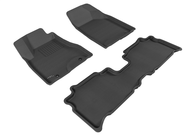 Picture of 3D MAXpider ACE Kagu-Combo-Black Floor Mats - L1LX03901509