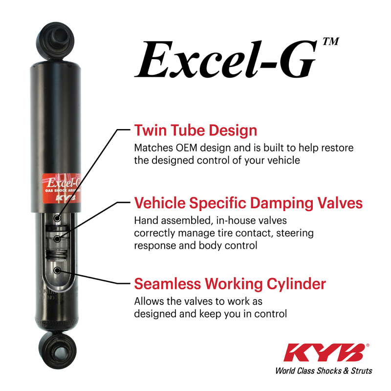 Picture of KYB Shock & Strut Excel-G Front Shocks and Struts - 338106