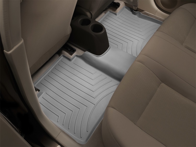 Picture of WeatherTech WT FloorLiner-Rear-Grey Floor Mats - 464081-460932