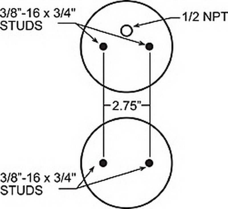 Picture of Firestone FIR Replacement Air Springs Rear - 7671