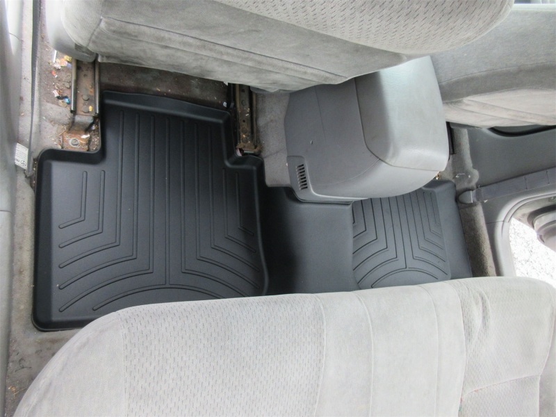 Picture of WeatherTech WT FloorLiner-Rear-Blk Floor Mats - 440513