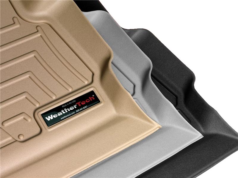 Picture of WeatherTech WT FloorLiner-Rear-Blk Floor Mats - 442573
