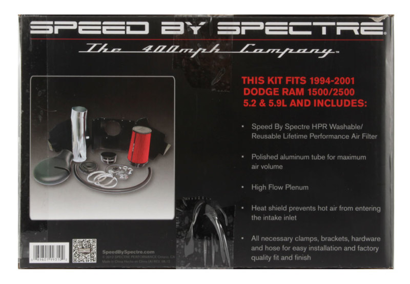 Picture of Spectre SPE Cold Air Intake Kits - 9931