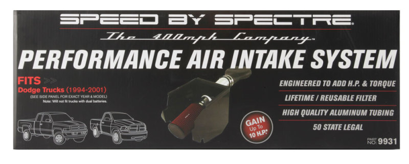 Picture of Spectre SPE Cold Air Intake Kits - 9931