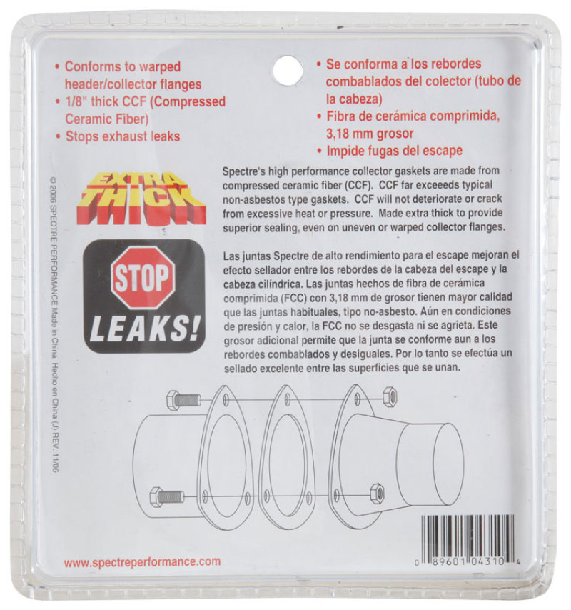 Picture of Spectre SPE Header Gaskets Exhaust Gaskets - 431