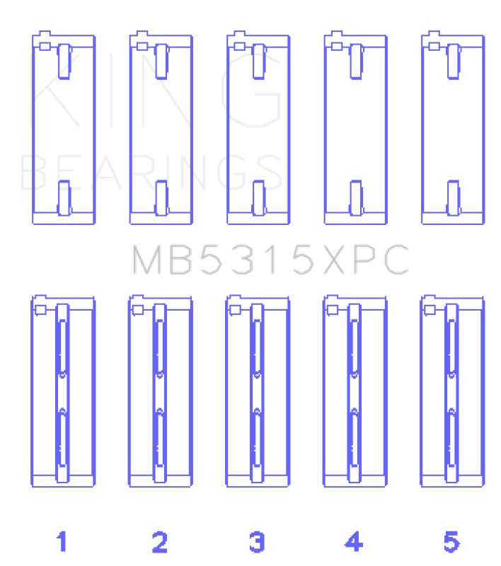 Picture of King Engine Bearings KING Performance Main Bearings - MB5315XPC.026