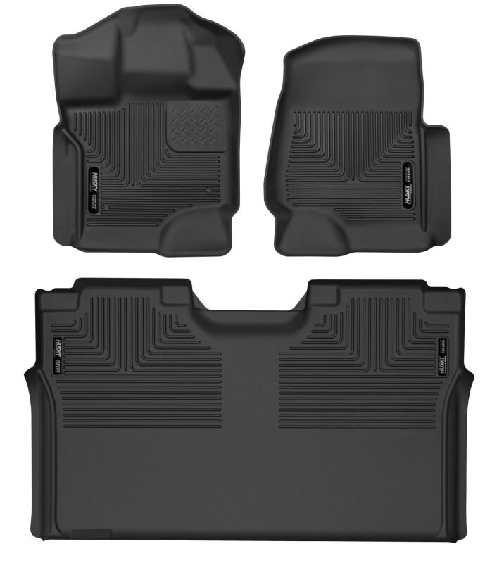 Picture of Husky Liners HL WB-Combo-Black Floor Mats - 94041