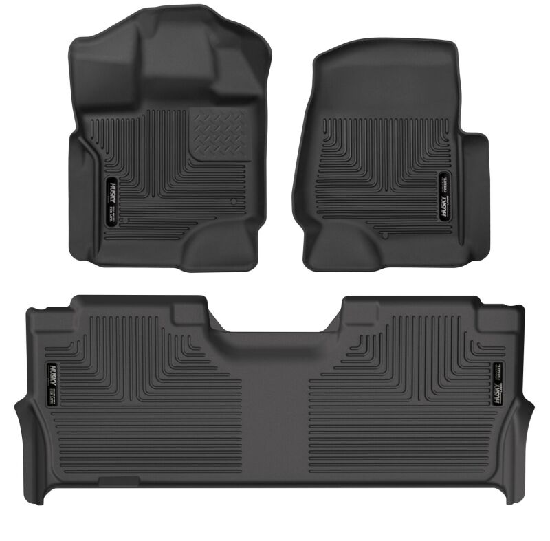 Picture of Husky Liners HL WB-Combo-Black Floor Mats - 94061