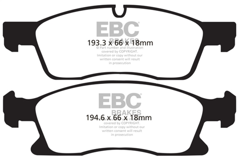 Picture of EBC Ultimax2 Brake Pad Sets - UD1455