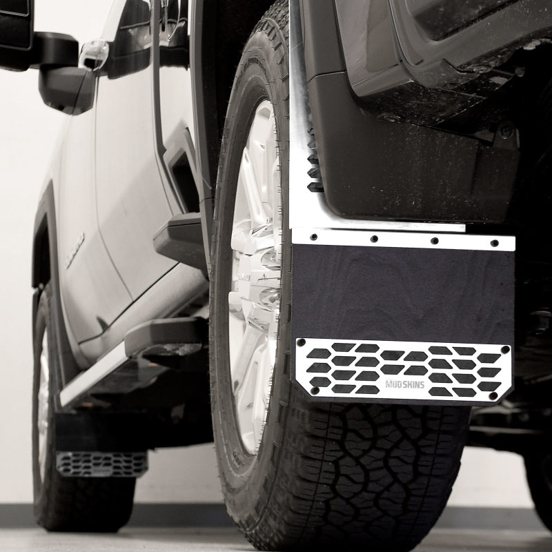 Picture of Putco PUT Mud Skins-Polished SS Mud Flaps - 78040