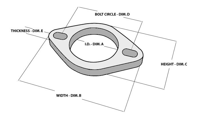 Picture of Vibrant VIB Flanges-Exhaust - 1473