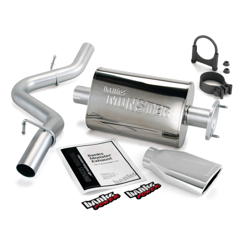 Picture of Banks Power GBE Monster Exhaust Chrome Tip Catback - 51313