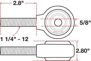 Picture of SPC Performance SPC XAXIS Rod End Ball Joint - 15748