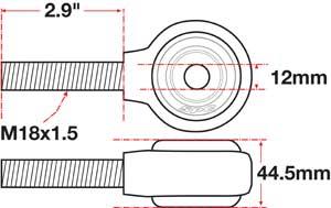 Picture of SPC Performance SPC XAXIS Rod End Ball Joint - 15794