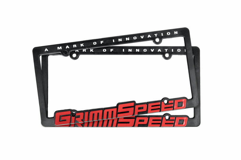 Picture of GrimmSpeed GRM License Plate Frames License Frame - GRM111050