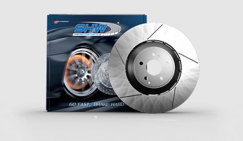 Picture of SHW Performance SHW Slotted Lightweight Rotors Brake Rotors - PFL49725