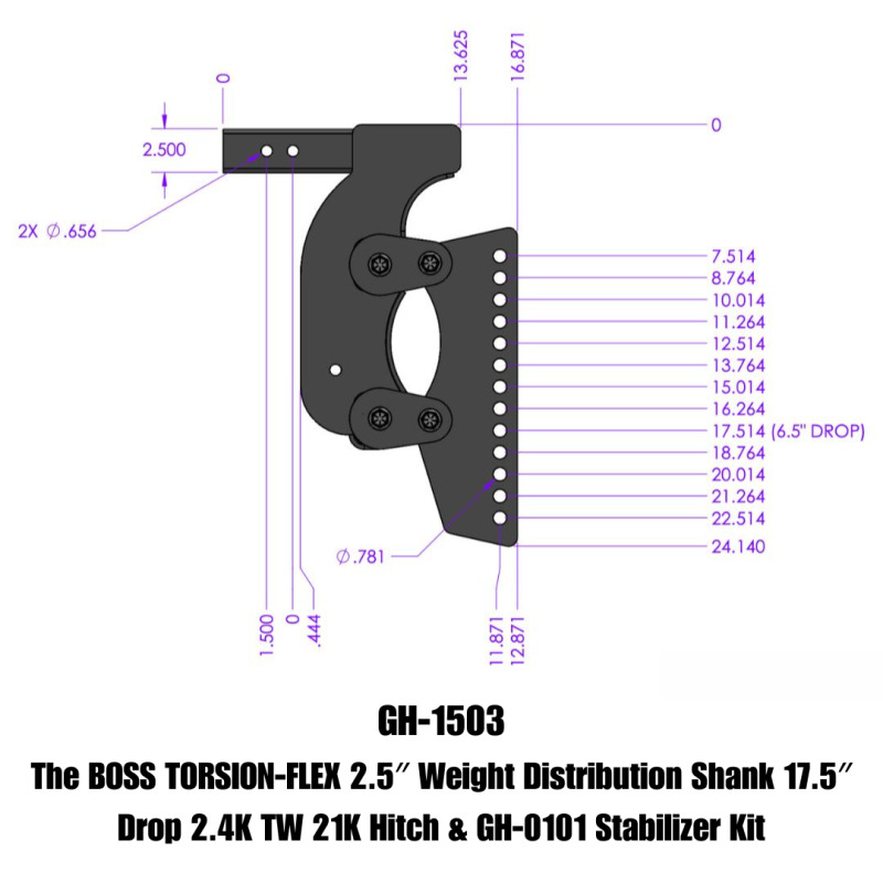 Picture of GEN-Y Hitch GEN Boss Hitch Hitch Receivers - GH-1503