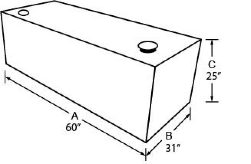 Picture of Tradesman TRA L-Shape Liquid Storage Tank-Steel Truck Boxes & Storage - 76510