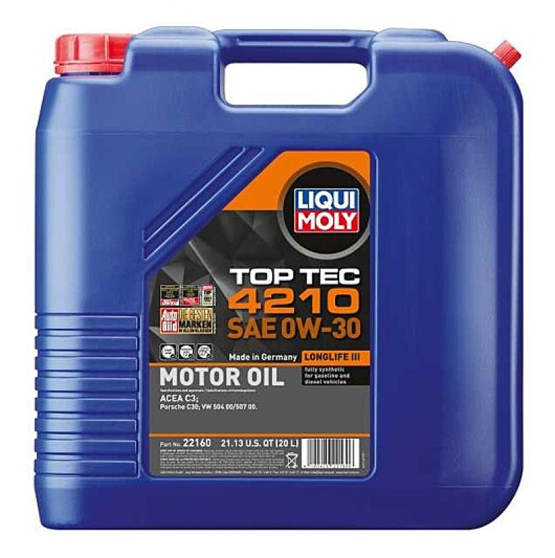 Picture of LIQUI MOLY LQM Motor Oil-Top Tec 4210 - 22160