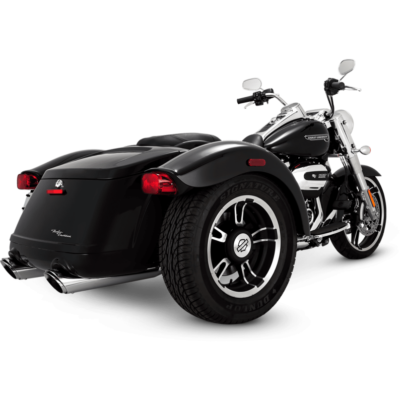 Picture of Vance and Hines VAH Twin Slash Slip-Ons Motorcycle Slip-On - 16798