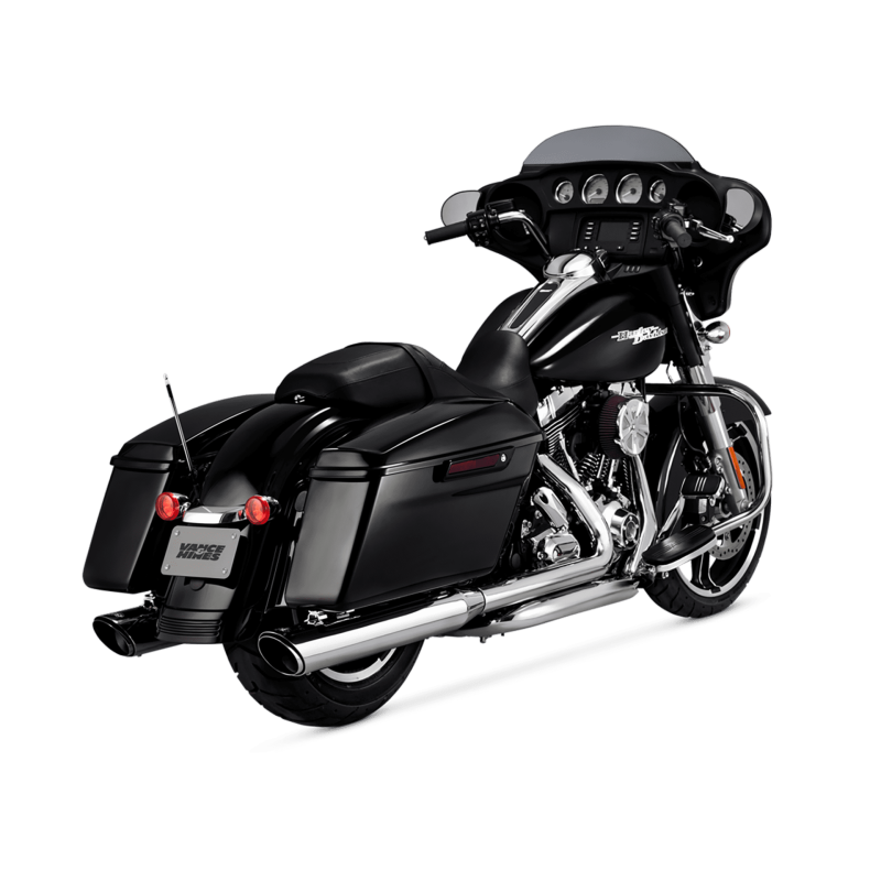 Picture of Vance and Hines VAH Twin Slash Slip-Ons Motorcycle Slip-On - 16672