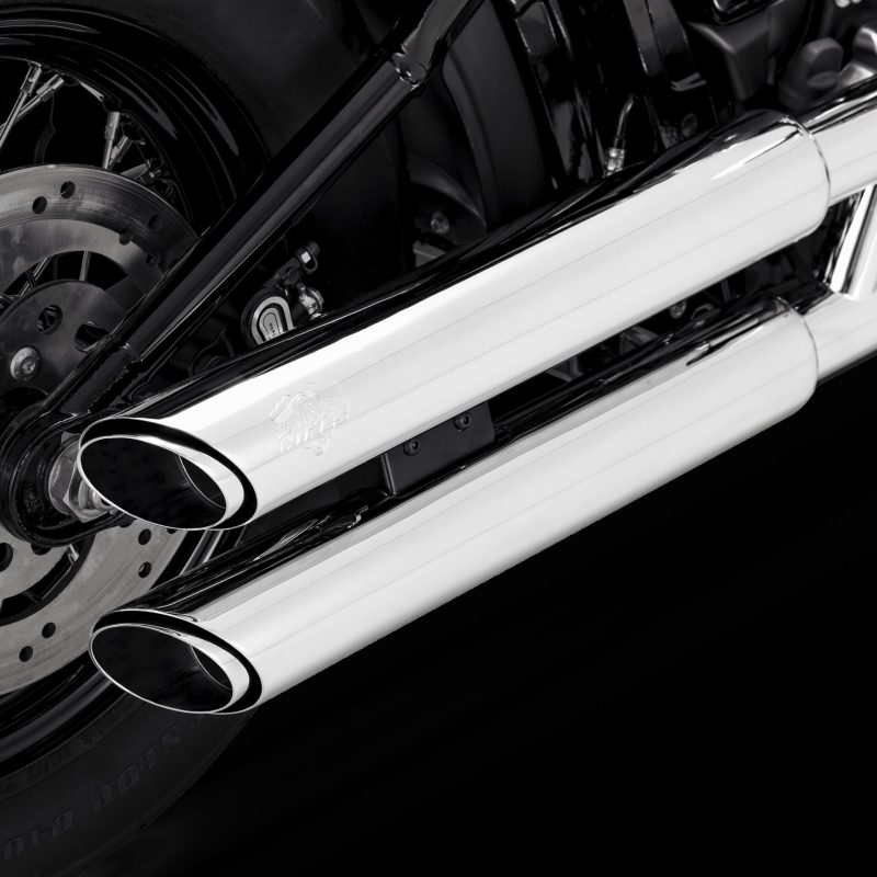 Picture of Vance and Hines VAH Twin Slash Slip-Ons Motorcycle Slip-On - 16376
