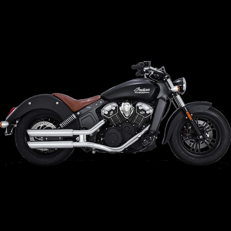 Picture of Vance and Hines VAH Twin Slash Slip-Ons Motorcycle Slip-On - 18323