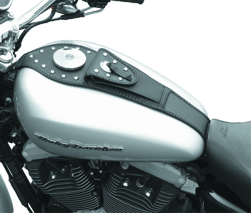 Picture of Mustang Motorcycle MMP Solo with Driver Backrest Diamond Solo Motorcycle Seats - 83004