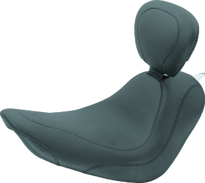 Picture of Mustang Motorcycle MMP Solo with Driver Backrest Original Solo Motorcycle Seats - 79735