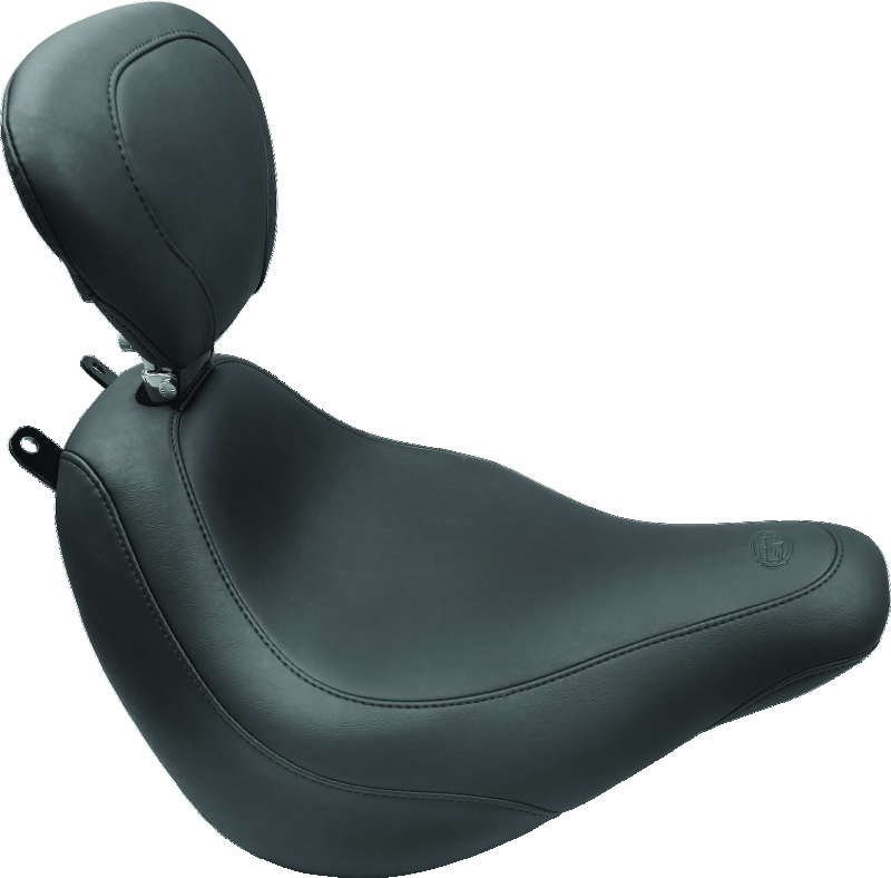 Picture of Mustang Motorcycle MMP Solo with Driver Backrest Original Solo Motorcycle Seats - 79332