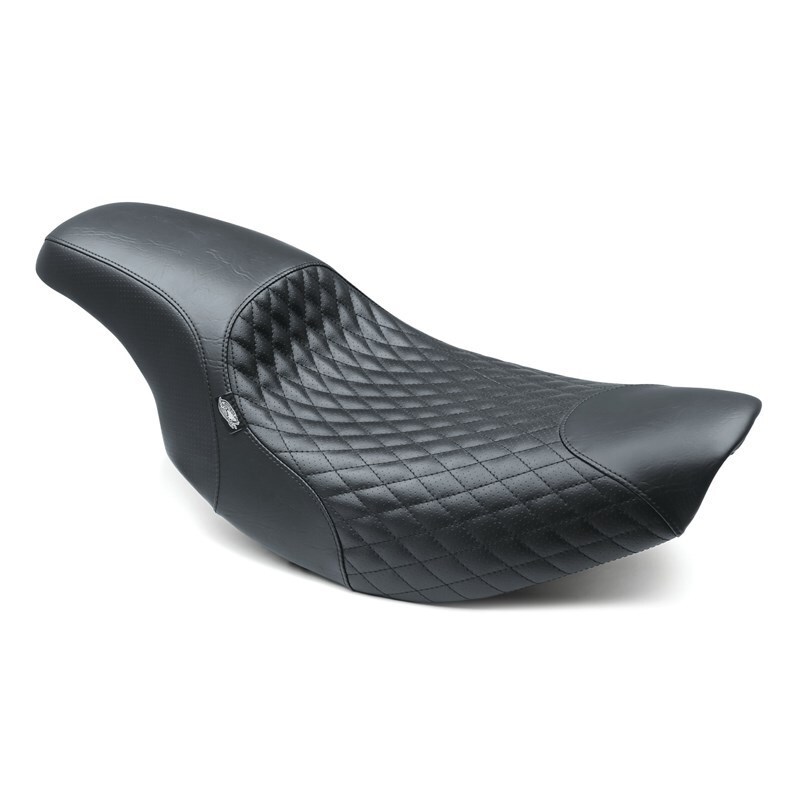 Picture of Mustang Motorcycle MMP 1 Piece Diamond One-Piece Motorcycle Seats - 76308