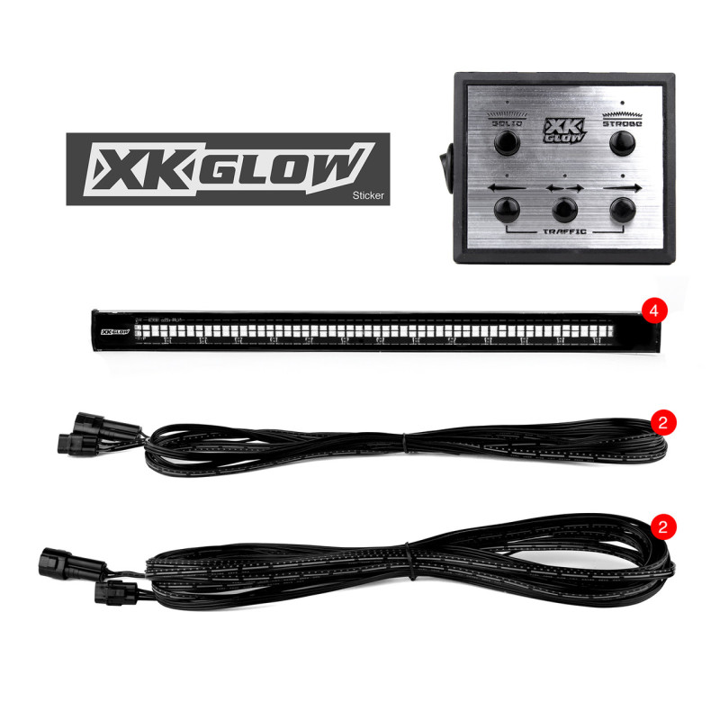 Picture of XKGLOW XKG Strobe Lights Light Bars & Cubes - XK052002-4W