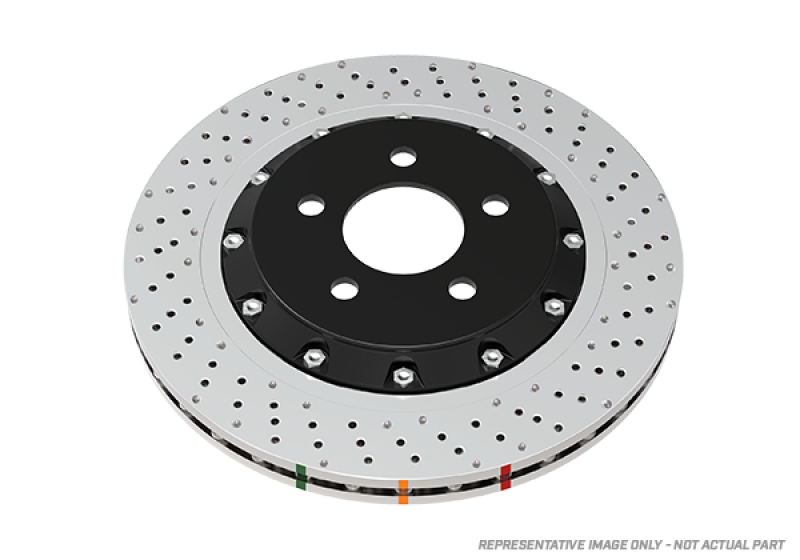 Picture of DBA 5000 Series Drilled Rotors Brake Rotors - DBA52165BLKXD