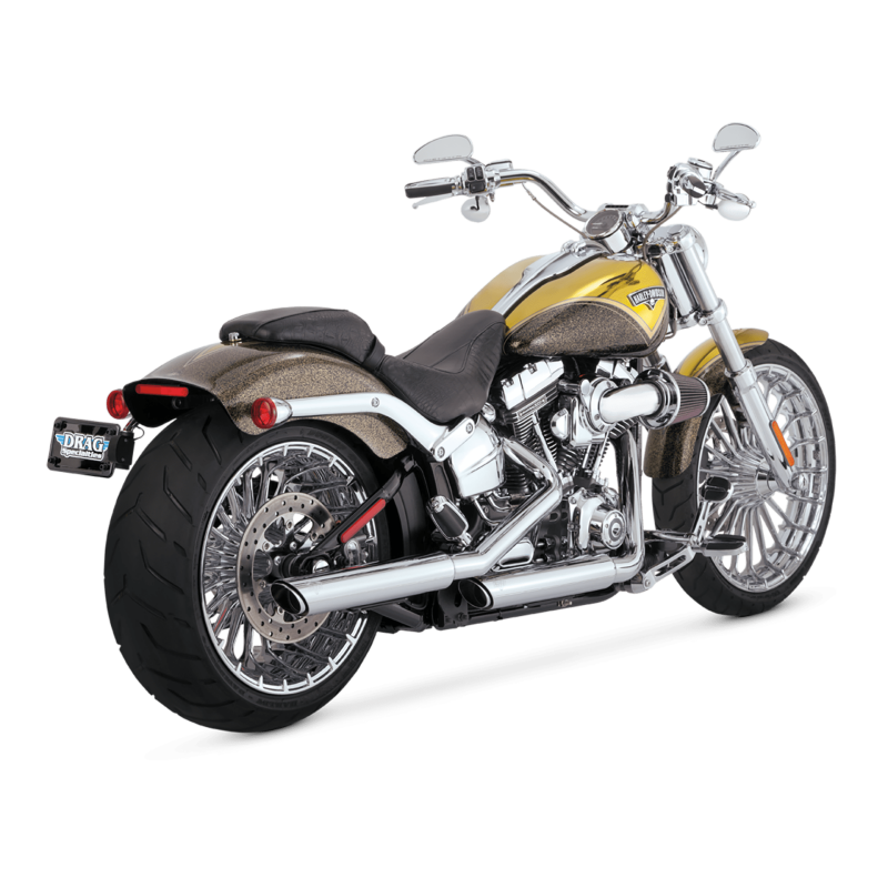 Picture of Vance and Hines VAH Twin Slash Slip-Ons Motorcycle Slip-On - 16844