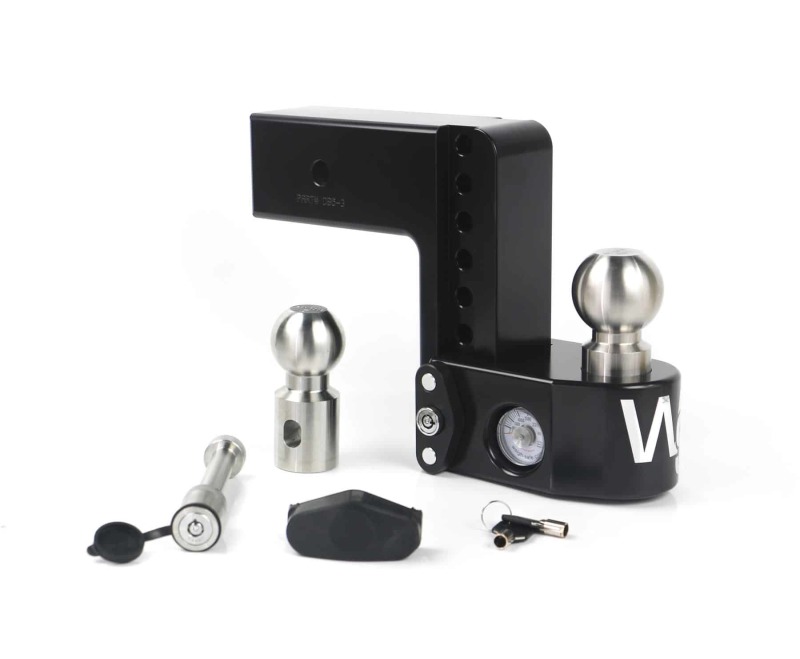 Picture of Weigh Safe WEI Drop Hitch-Black Cerakote Hitch Ball Mounts - WS6-3-KA-CER-BLA