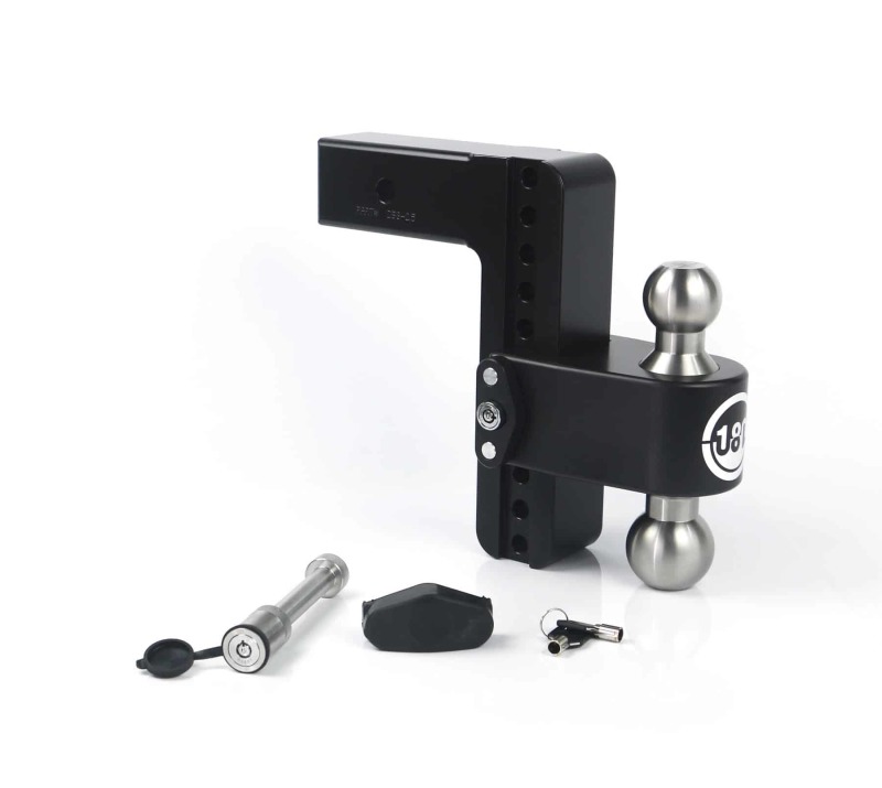 Picture of Weigh Safe WEI 180 Hitch-Black Cerakote Hitch Ball Mounts - LTB8-2.5-KA-CER-BLA