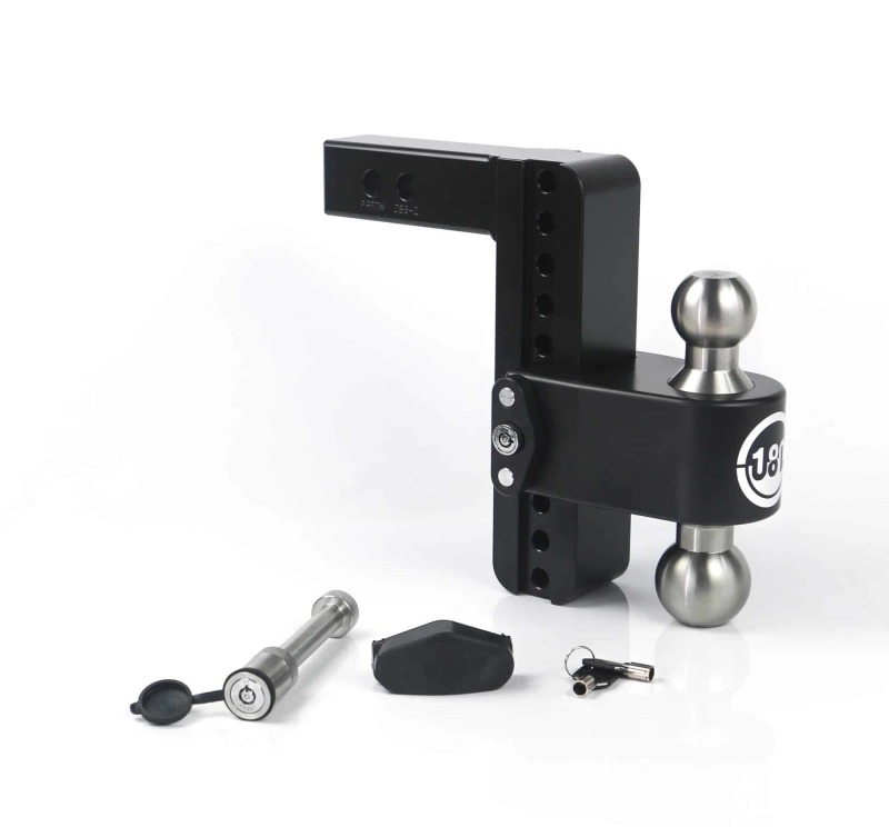 Picture of Weigh Safe WEI 180 Hitch-Black Cerakote Hitch Ball Mounts - LTB8-2-KA-CER-BLA