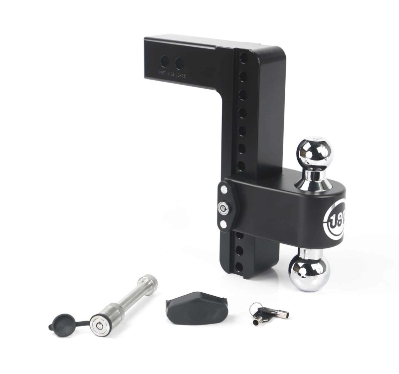 Picture of Weigh Safe WEI 180 Hitch-Black Cerakote Hitch Ball Mounts - CTB10-2.5-KA-CER-BLA