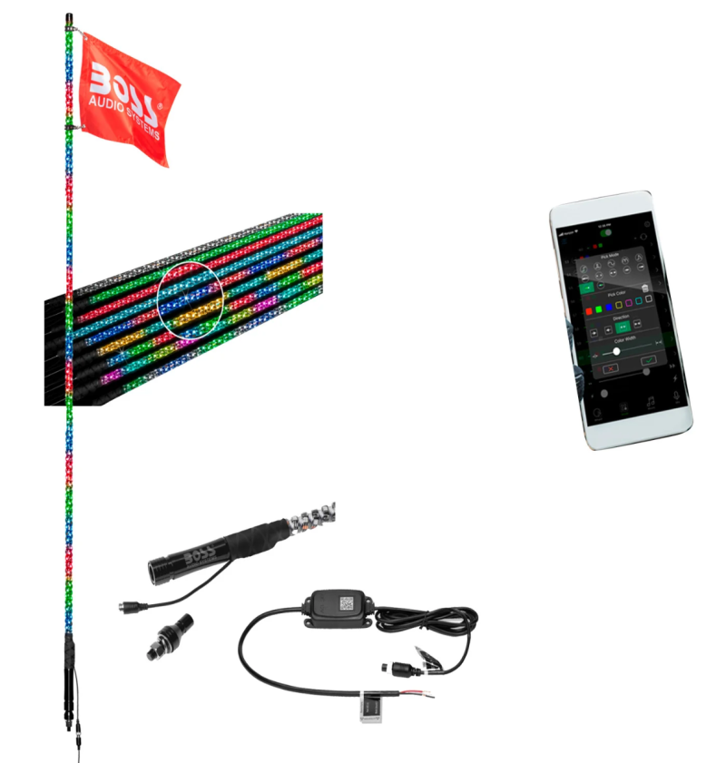 Picture of Boss Audio BSA Whip Lights Antennas - XP6