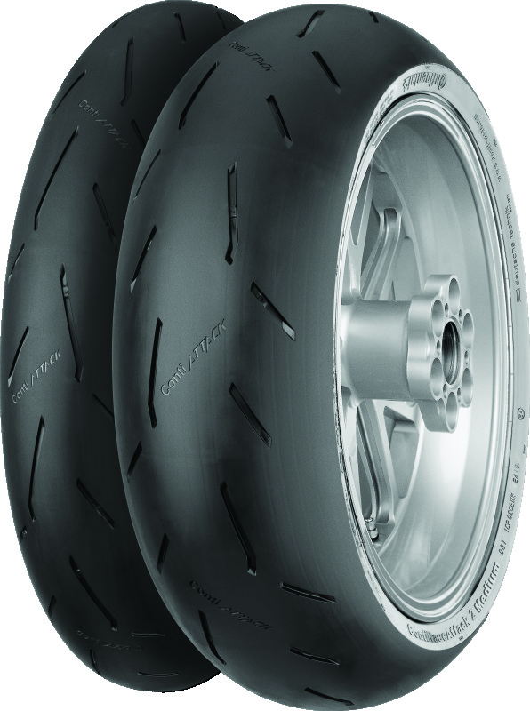 Picture of Continental Tire CON ContiRaceAttack 2 Tires Front Motorcycle Tires - 02446500000
