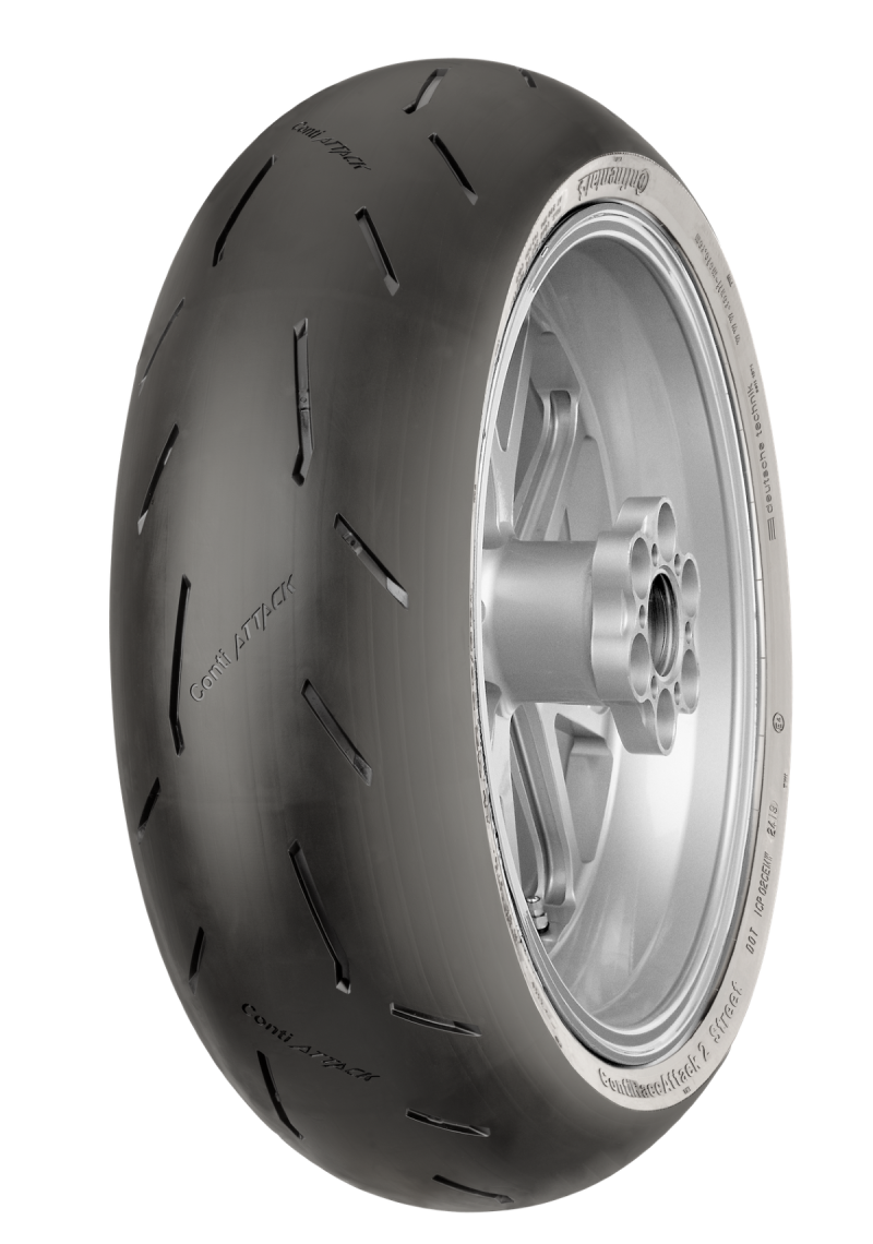 Picture of Continental Tire CON ContiRaceAttack 2 Street Tires Rear Motorcycle Tires - 02446610000