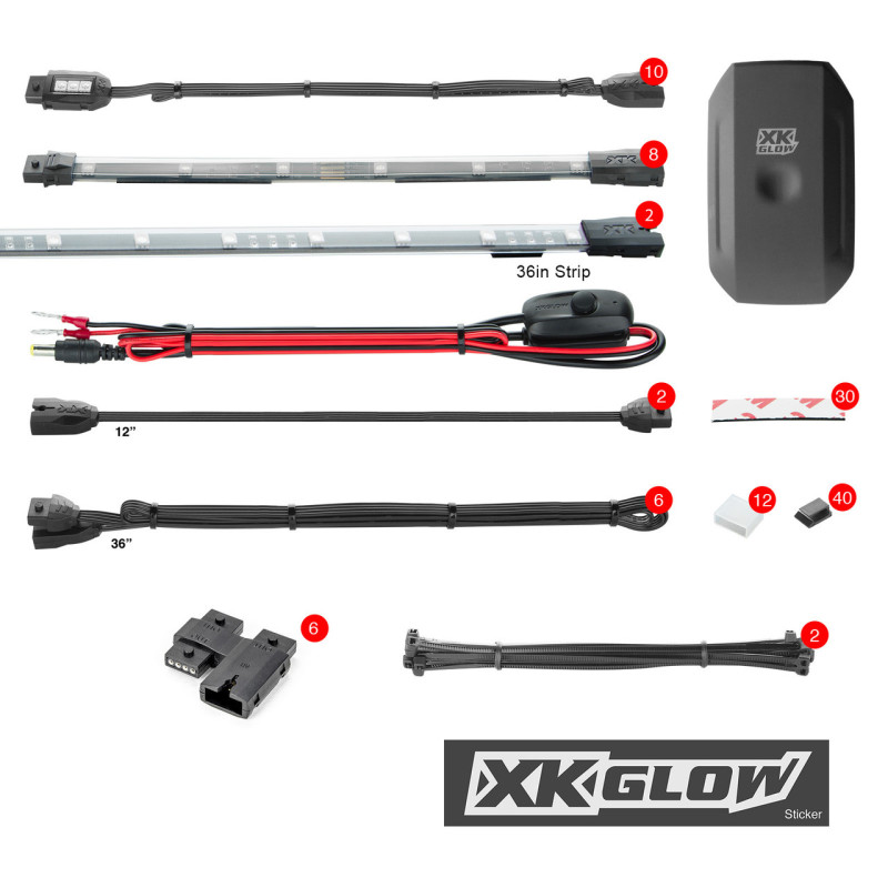 Picture of XKGLOW XKG Offroad Accent Lights Light Accessories and Wiring - XK-SNOW-ADV