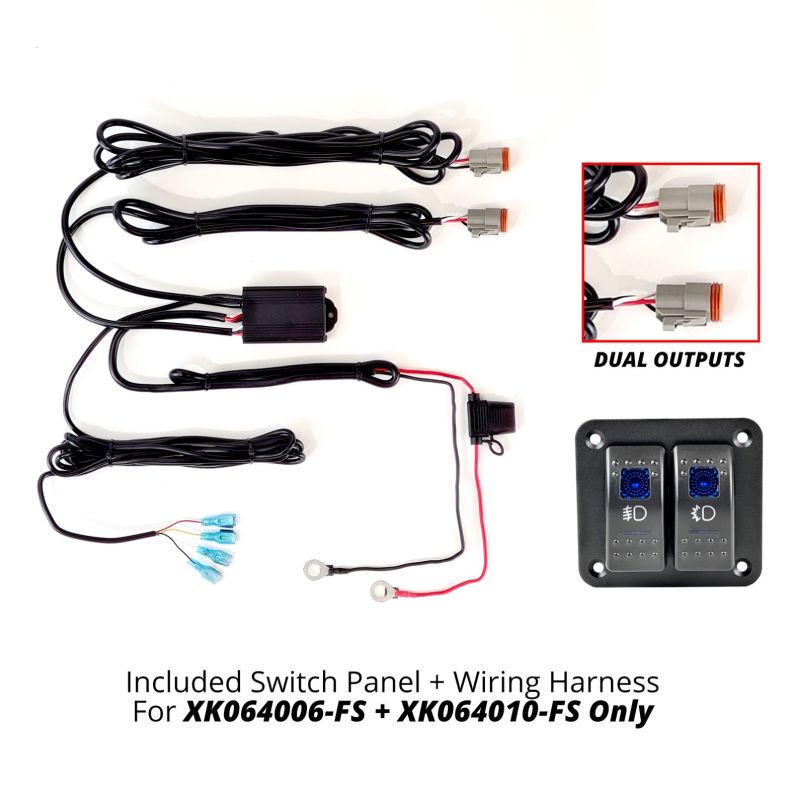 Picture of XKGLOW XKG Offroad Light Bars Light Bars & Cubes - XK064010-FS-KIT