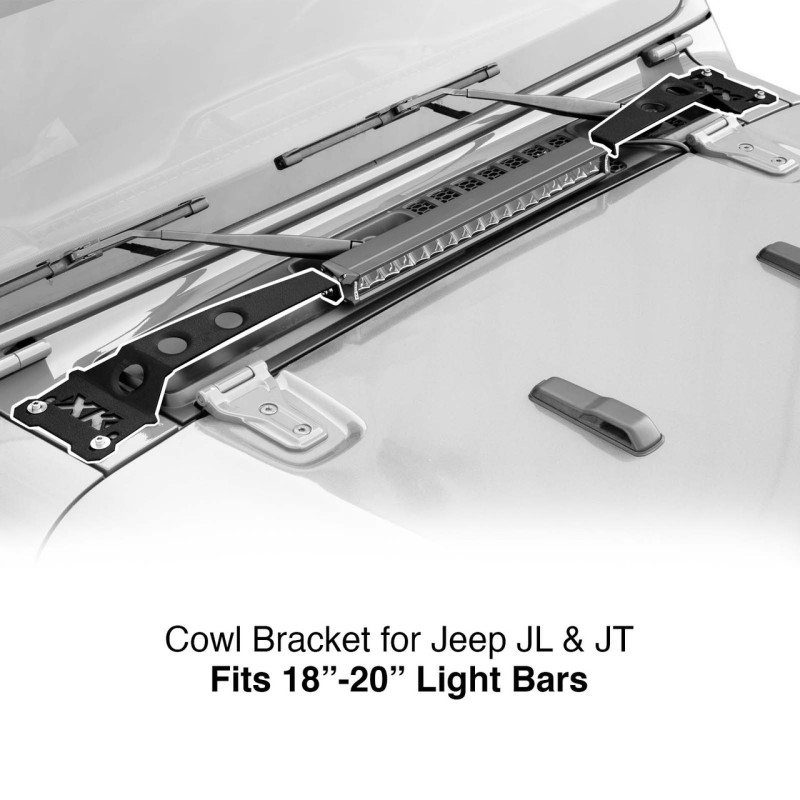 Picture of XKGLOW XKG Mounting Brackets - XK-BRC-COWL-JL2
