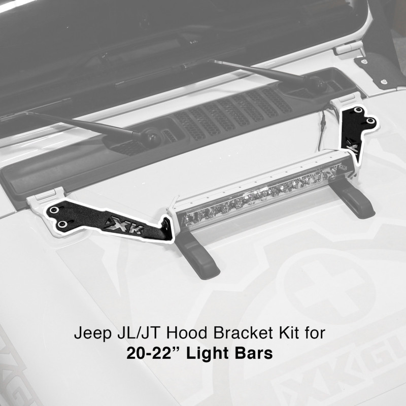 Picture of XKGLOW XKG Mounting Brackets - XK-BRC-JK-H