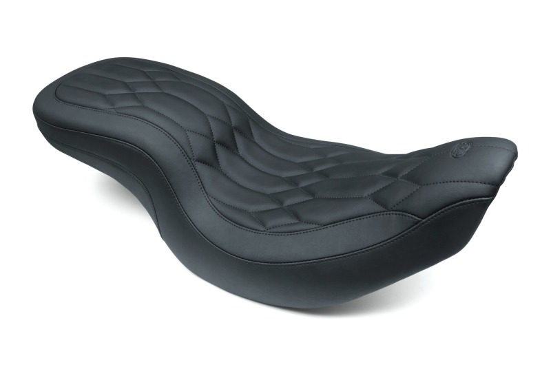 Picture of Mustang Motorcycle MMP 1 Piece Diamond One-Piece Motorcycle Seats - 75397