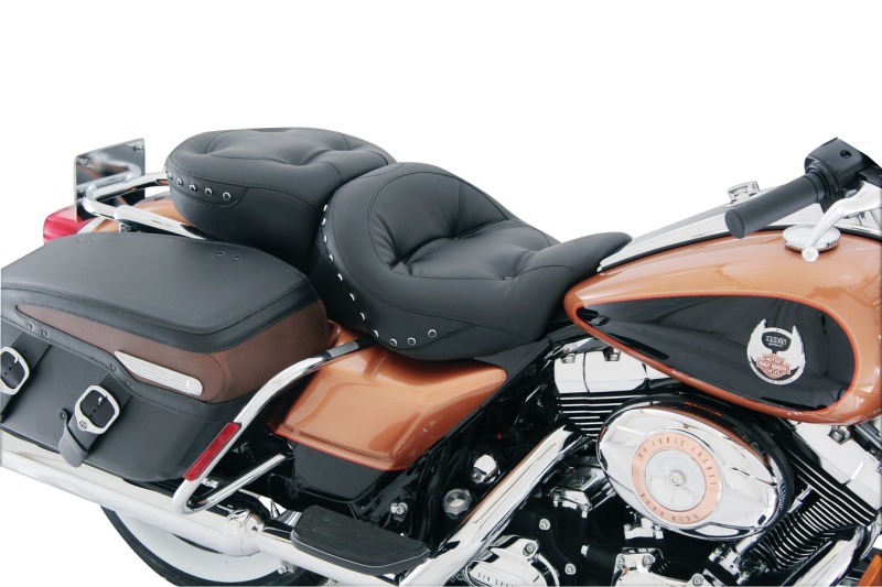 Picture of Mustang Motorcycle MMP 1 Piece Black Pearls One-Piece Motorcycle Seats - 76038