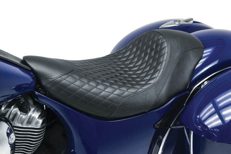 Picture of Mustang Motorcycle MMP Solo Diamond Solo Motorcycle Seats - 76307